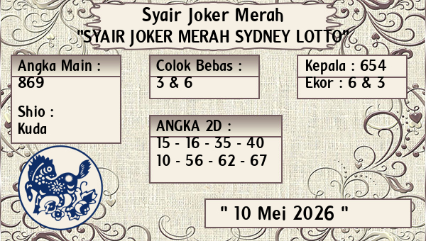 Syair Sydney Lotto