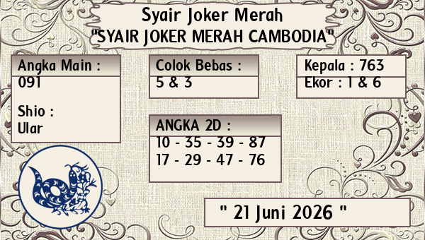 Prediksi Cambodia