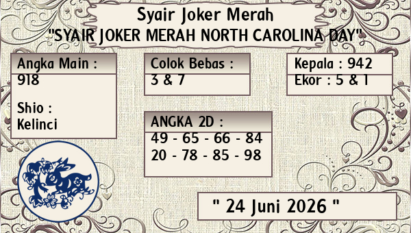 Syair Carolina Day