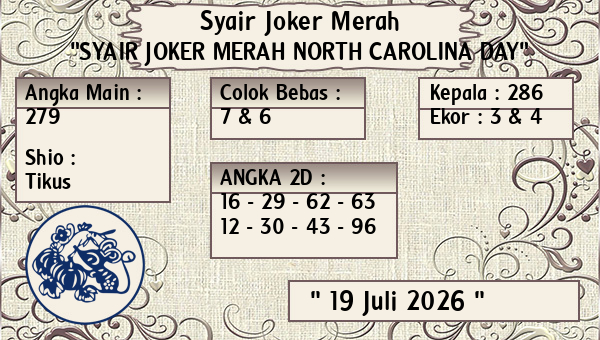 Syair Carolina Day