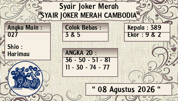 Prediksi Cambodia