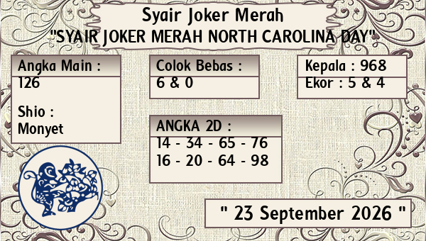 Syair Carolina Day