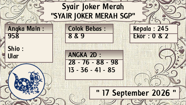 Prediksi SGP