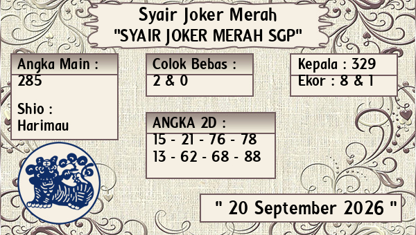 Prediksi SGP