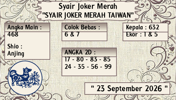 Prediksi Taiwan