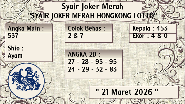 Prediksi Hongkong Lotto