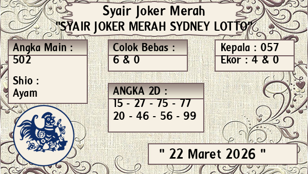 Prediksi Sydney Lotto